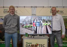 Joachim Thees, jr and Joachim Thees, sr. from Thees Dammtec. The company creates dams from topsoil for strawberry cultivation.
